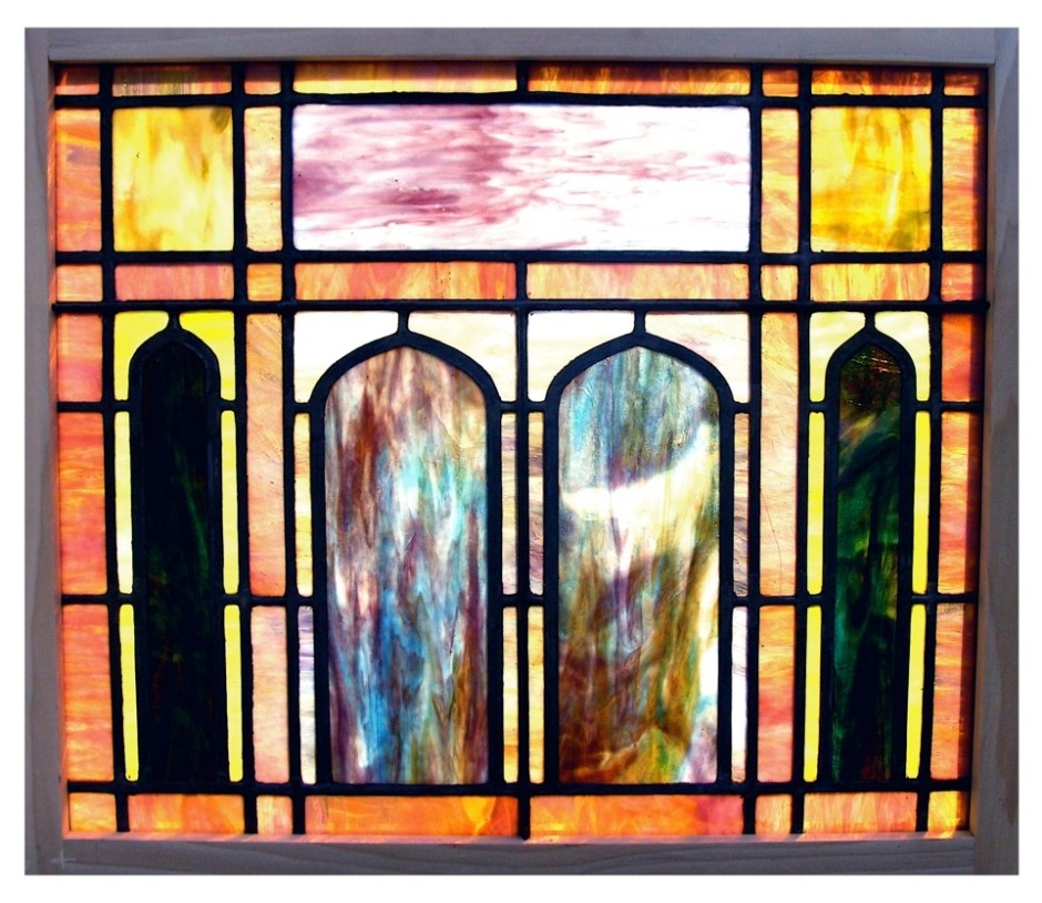 Photograph of stained glass window