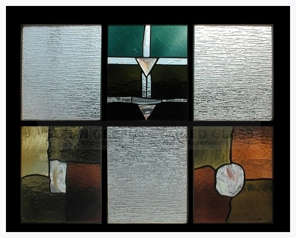 Stained glass window created by Glenn Greene
