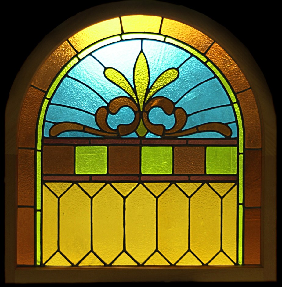 Photograph of stained glass window