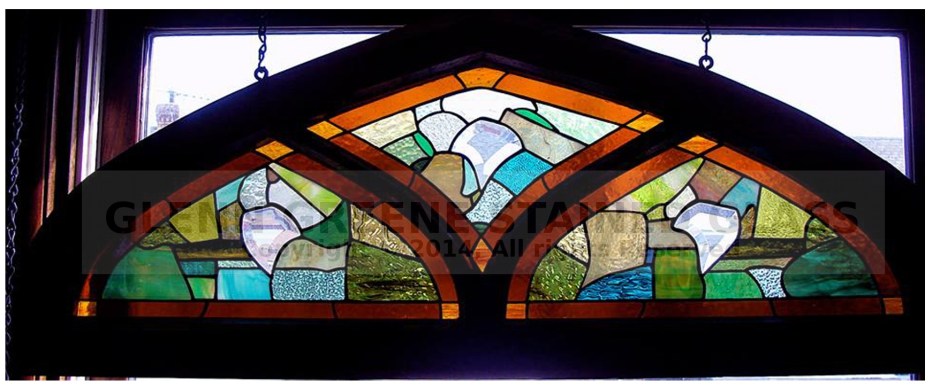 Photograph of stained glass window