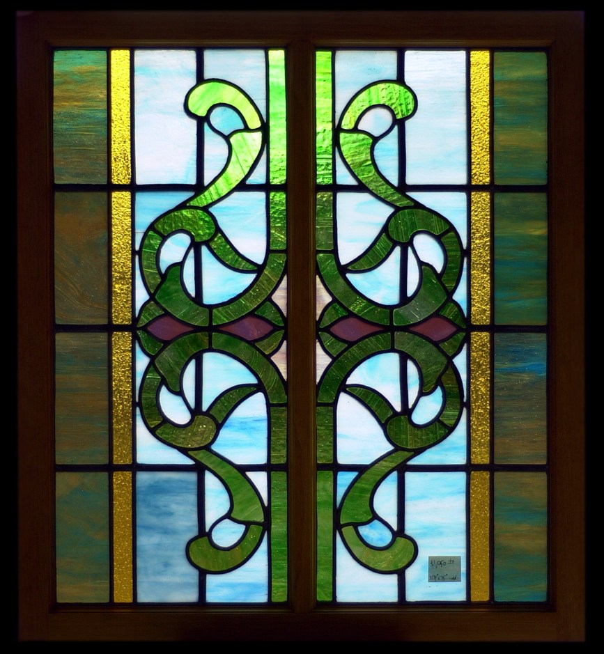 Photograph of stained glass window